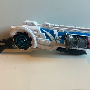 Boomco Breakflip Blaster White Metallic Blue With Magazine and 20 Darts